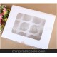 2013新款12粒裝紙杯蛋糕盒/杯子蛋糕盒/馬芬蛋糕盒 西點盒 現貨