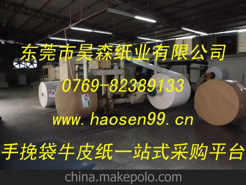 手挽袋牛皮紙 120G彩色牛皮紙、芬蘭涂布牛卡紙、單光牛皮紙