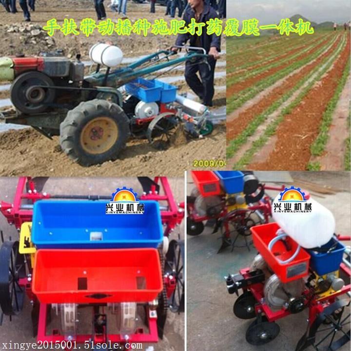 多功能花生播種覆膜機(jī)   施肥播種覆膜機(jī)  小型花生覆膜播種機(jī)