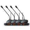 獅樂(SHILE）U段高保真無(wú)線話筒	SH-10	一拖四 一臺(tái)接收機(jī)+四個(gè)無(wú)線鵝頸麥克風(fēng) 紅外自動(dòng)對(duì)頻 不含安裝和調(diào)試