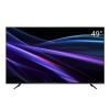 TCL 49P6 49英寸4K金屬超窄邊LED液晶電視 支持有線/無線連接 3840x2160分辨率 LED顯示屏 二級能效 含掛架 一年保修 黑色